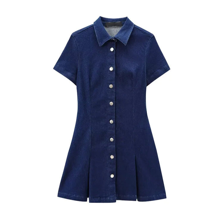 Robe Chemise en Denim