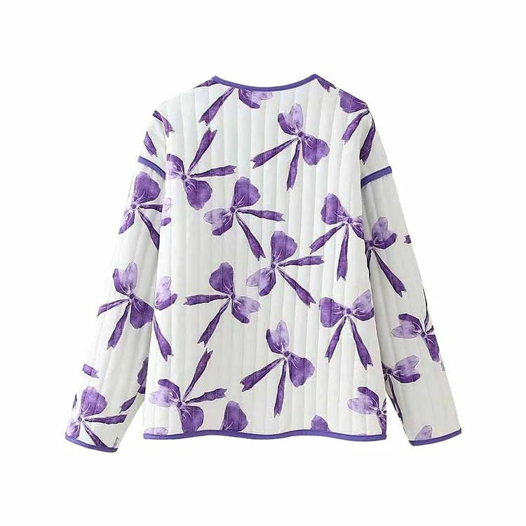 Veste Matelassée Florale