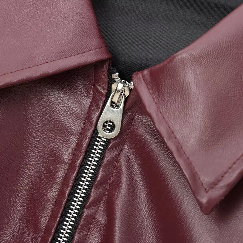 Veste Bordeaux Élégante